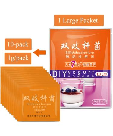 Buy Lamala Bifidobacterium Yoghurt Starter 1g-1L | 10 Pack | High-Quality Probiotic Cultures for Homemade Yogurt | International Shipping Available - Buy Online on GoSupps.com