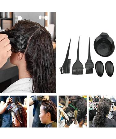Premium 9-Piece Hair Dye Kit Complete Set with Bowl Brush Gloves & Cape for Salon & Home Use - International Shipping Available - Buy Online on GoSupps.com