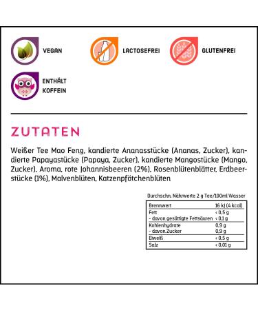 Urbantealers Long Friendship White Tea with Herbs & Fruity Currant-Earthberry Flavor - 100g - Buy Online on GoSupps.com