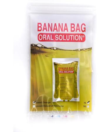 Banana Bag Sweet Orange Electrolyte & Vitamin Powder Packet - Pack of 5 - Buy Online on GoSupps.com