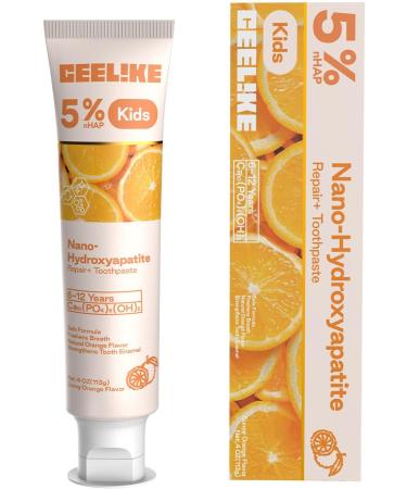 CEELIKE Kids Toothpaste 5% Hydroxyapatite for Mineral & Remineralization Care Natural Sweetness & Herbal Protection 113g (1) - Buy Online on GoSupps.com