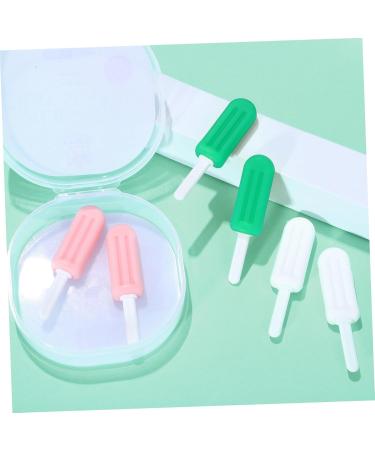 PACKOVE 6pcs Silicone Chewies Sticks Popsicle Shape Masseter Muscle Trainers for Braces - Buy Online on GoSupps.com