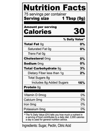 Anthony's Premium Fruit Pectin 1.5 lb - Gluten Free, Non GMO, Vegan - Buy Online on GoSupps.com