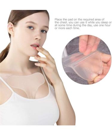 Anti-Wrinkle Reusable Chest Pad Silicone D collet Pad For Eliminating Chest Wrinkles + Moisturizing Care (T-shape) - Buy Online on GoSupps.com