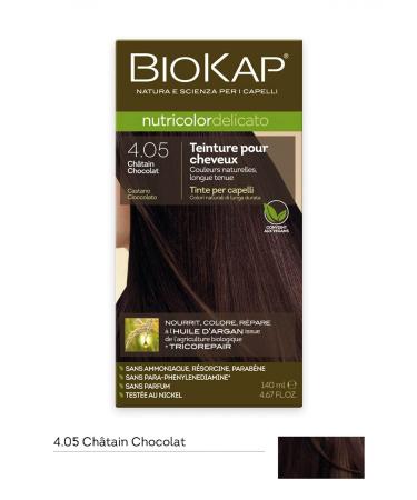 BIOKAP Nutricolor Delicato Chocolate Chestnut Hair Color 4.05