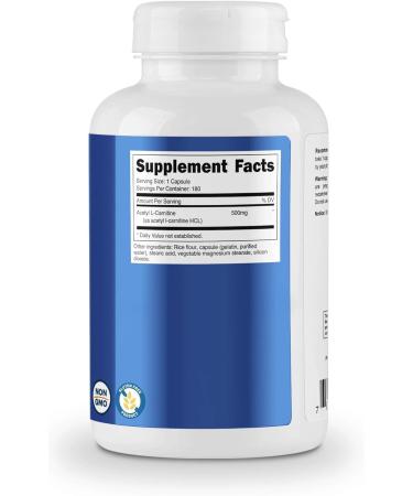 Nutricost Alpha Lipoic Acid 600mg & Acetyl L-Carnitine 500mg Caps Combo Pack - 240 Capsules & 180 Capsules - Buy Online on GoSupps.com