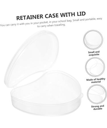 Solustre Heart-Shaped Retainer & Prosthesis Cases - 2-Pack Artificial Tooth Container for Women | Stylish & Practical Dental Solutions - Buy Online on GoSupps.com