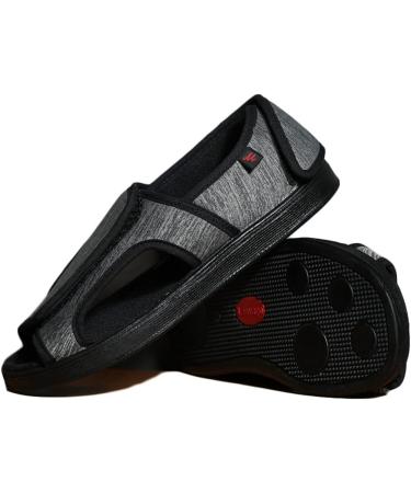 WCXTY Orthopedic Velcro Sandals for Adults - Size 8.5 | Wide Adjustable Health Slippers for Fasciitis, Edema, and Diabetes - Buy Online on GoSupps.com