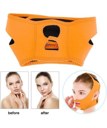 Facial Slimming Bandages V-face Line Belt Reducer and Anti-wrinkle Face Care Compact Skin(Orange) - Buy Online on GoSupps.com