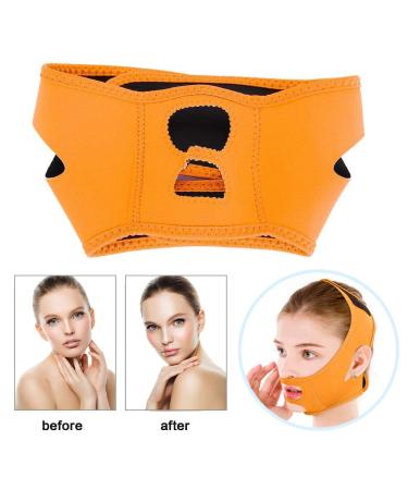 Buy Face Slimming Mask & V-Face Line Belt Reducer | Anti-Wrinkle Facial Care (Orange) - International Shipping Available - Buy Online on GoSupps.com