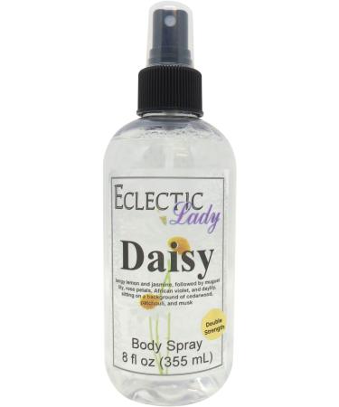 Daisy Body Spray (Double Strength) 8 ounces Body Mist for Women with Clean Light & Gentle Fragrance Long Lasting Perfume with Comforting Scent for Men & Women Cologne with Soft Subtle Aroma For 8 Fluid Ounces (Double Strength)