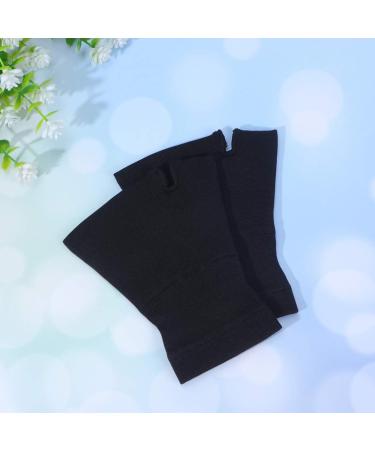 Exceart 2 Pairs Wrist Cuff Gloves - Sports Wrist Support | Nylon Spandex Compression & Thermal Warm Gloves for Tennis - Buy Online on GoSupps.com