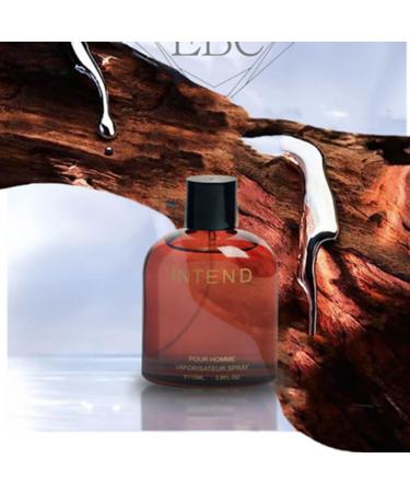 Intend Men Perfume 3.8 Fl Oz Eau De Parfum Vaporisateur Spray Long Lasting Oil France Marigold Geranium Lavender Basil - Buy Online on GoSupps.com