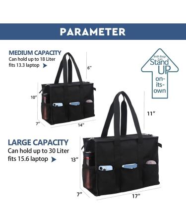 Abamerica Nurse Bags for Work | Waterproof Breastfeeding & Clinical Bags | Medium Black Organization Bag for Nursing Students (14L x 10H) - Buy Online on GoSupps.com