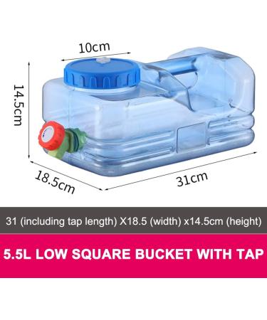 JQWYGB 1.5 Gallon Camping Water Container with Spigot - Portable Outdoor Hiking Picnic Tank - Buy Online on GoSupps.com