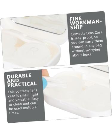 Solustre 24-Piece Contact Lens Case - Portable Travel Lens Carrier & Easy Storage Container - Buy Online on GoSupps.com