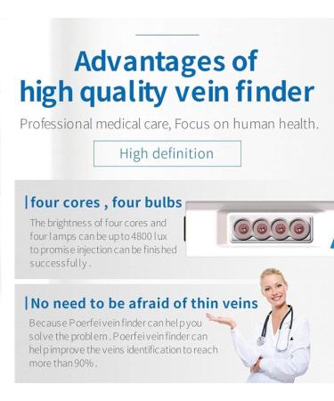 Mofoco Venenfinder: Portable Infrared Vein Finder & Viewer - Easy Subcutaneous Vein Detection for Children & Seniors - Buy Online on GoSupps.com