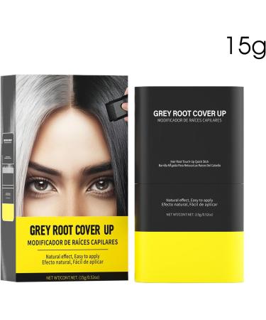Comb-on Hair Dye - Temporary Hair Color for Gray Hair | 15g Easy-to-Apply Root Concealer Waterproof Solution for Adults Seniors Women and Men - Buy Online on GoSupps.com