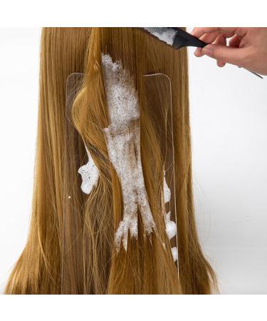 Healeved Balayage Board Clear Plastic Hair Highlighting Board Curved Hair Coloring Foiling Paddle for Home Hair Salon - Buy Online on GoSupps.com