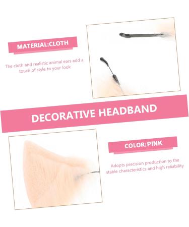 minkissy Headbands Hair Ties Cat Ears Headband Adults Cat Costume Accessories Cat Ears Head Wrap Cosplay Ears Ear Headband Cat Headband Cat Ear Headpiece The Cat Women's Fabric Animal - Buy Online on GoSupps.com