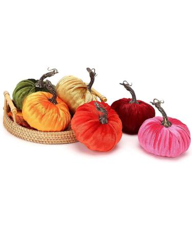 Alipis 6pcs Golden Velvet Pumpkin White Outfit House Ornaments Halloween Party Ornament Pink Outfit Pumpkins Fall Decor Realistic Pumpkins Fake Vegetables Ornament Household Supplies Foam - Buy Online on GoSupps.com