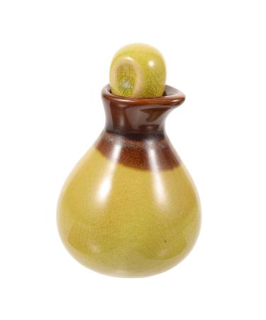 Ipetboom spice pot Small stand Spander bottle for olive oil cruet vinegar donor bottle Leafing container made of ceramic glass ceramic etheric oil Sake bottle with lid
