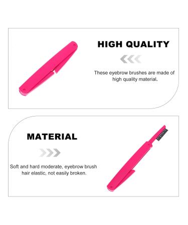 Buy Solustre Eyelash Comb & Eyebrow Brush - Foldable Double Head Mascara Separator Tool for Perfect Eyelash Care - Buy Online on GoSupps.com