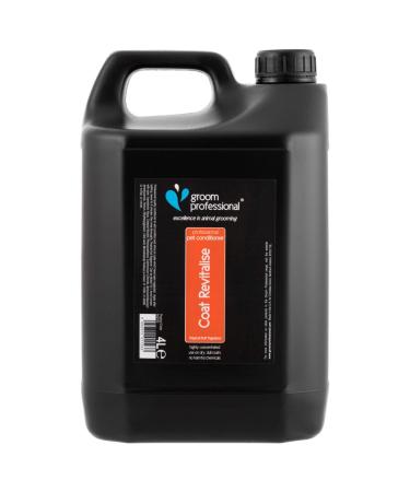 GROOM PROFESSIONAL Coat Revitalise Dog Conditioner - Revitalising Conditioner for Dogs - Adds Shine and Body to Dogs Coat - Perfect for Dry and Dull Coat - Renewing Formula 4 Litre - Buy Online on GoSupps.com