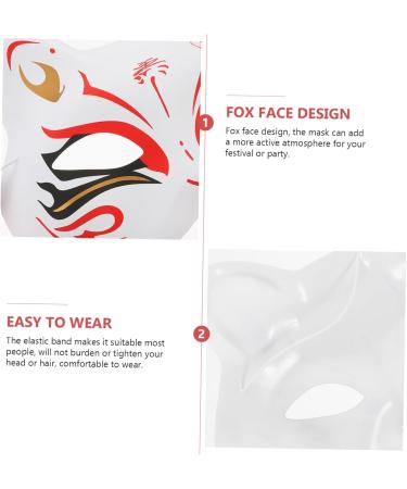 ABOOFAN 2-Piece White Masking Decoration Party Accessories - Unique Costume Clothing - International Shipping Available - Buy Online on GoSupps.com