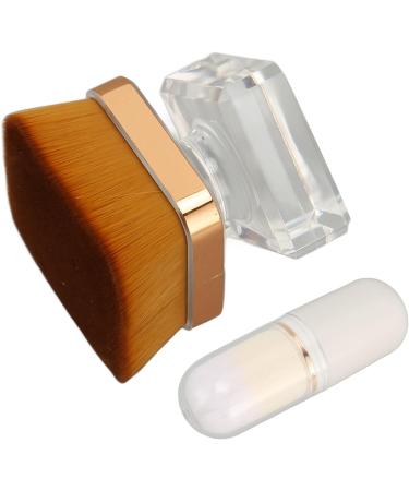 Foundation Brush for Liquid Makeup Liquid Foundation Brush Soft Fluffy Hair Easy Stick Loose Powder Brush for Blush Artificial Fibre Nail Dust Brush - Buy Online on GoSupps.com