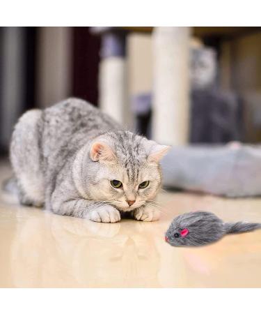 Cat Toys for Indoor Cats Adult - 6 Pcs Interactive Cat Toy Mice Kitten Toys Jumpy Cat Toys Chasing Exercise Entertain Cat Toys Hanging Door Window | Cat Gifts for Women (Plush Mouse Replacement) 7pack-Cat toy - Buy Online on GoSupps.com