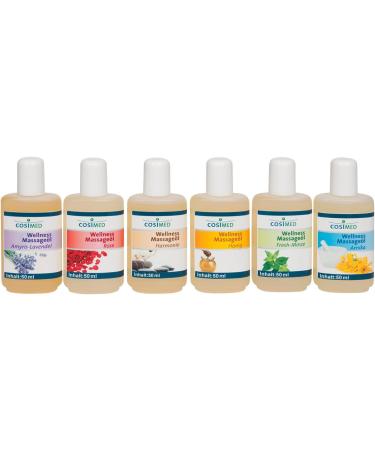 Trial Set of 6 Wellness Massage Oils | 50ml Each | Ideal for Physiotherapy & Relaxation - International Shipping - Buy Online on GoSupps.com