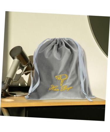 Gogogmee 3pcs Fabric Hair Bags for Hair Stuff Bag for Hair Dryer Curling Iron Travel Bag Blow Dryer 25.00X22.00X0.50CM As Shown - Buy Online on GoSupps.com