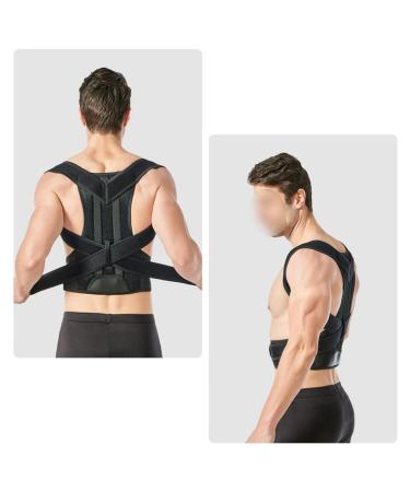 Posture Corrector for Men&Women Back Brace Posture Corrector-Adjustable Breathable Back Straightener Back Corrector Posture Improve and Neck Back Shoulder Pain Relieve (3XL Black) 3XL Black - Buy Online on GoSupps.com