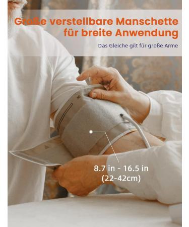Buy Top Arm Blood Pressure Monitor for Home Use - Automatic & Adjustable Cuff (22-42cm) - Accurate Blood Pressure Measuring Device - Buy Online on GoSupps.com