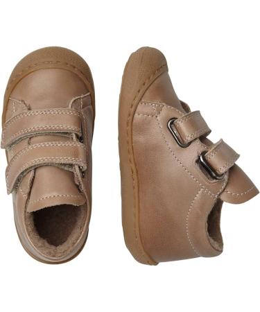 Naturino Cocoon VL Leather First Steps Shoes - Gold 2 UK Child | Shop Now - Buy Online on GoSupps.com