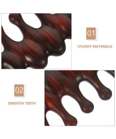 Buy Healvian Handheld Head Massage Comb - 2 Pieces Natural Wood Sandalwood Hair Growth Comb for Women - No Static B tzahn-Haarkamm - Buy Online on GoSupps.com