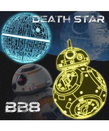 Cenove Star Wars 3D Lamp - LED Illusion Night Light with 16 Color Change & 4 Patterns | Perfect Birthday & Christmas Gifts for Kids Boys and Men Fans - Buy Online on GoSupps.com