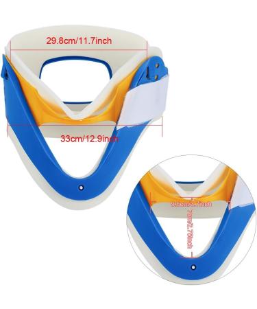 Neck Brace Cervical Traction - Adjustable Support for Spine Correction & Recovery | Protect Your Neck with Soft Cervical Care - Buy Online on GoSupps.com
