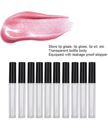 Jadeshay Refillable Lip Gloss Bottles - 10 Pack 2.5ml Black DIY Lip Balm Containers - Perfect Makeup Tool Accessories - Buy Online on GoSupps.com