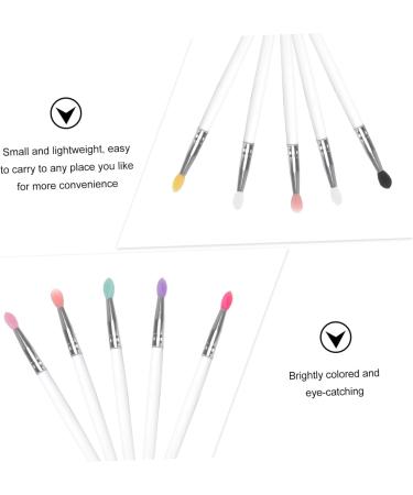 MUSISALY 10pcs Eye Shadow Brush Makeup Accessories Eye Smudge Brush Makeup Brush Face Wand Plastic Handle - Buy Online on GoSupps.com