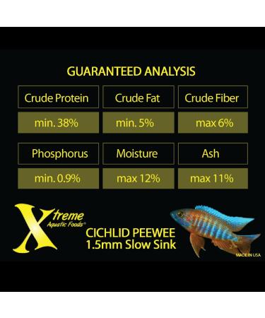 Xtreme Aquatic Foods Cichlid Peewee 1.25lb - High-Quality Cichlid Food - Buy Online on GoSupps.com