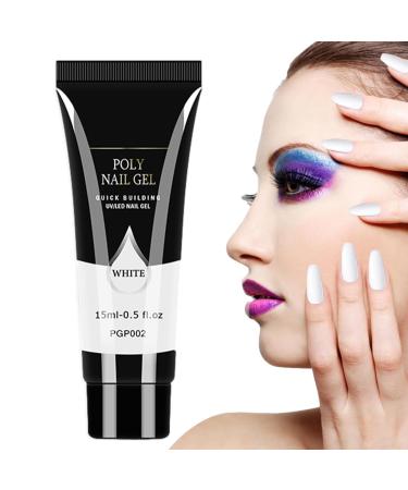 Gel Builder for Nails - Professional Art Nail Tool | LED Hard Gel Nail Extension Gel Easy to Use for Natural-Looking Nails for Women Frifer Pgp002