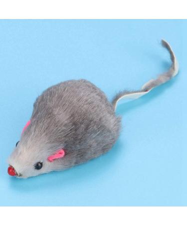 JTLB Cat Toy Mouse Toy 12 Rabbit Fur Mice 14 10 4 12pcs Pet Cat Mice Toys Small Plush Mouse Funny Cat Toy Fake Mouse for Kitten Cat - Buy Online on GoSupps.com
