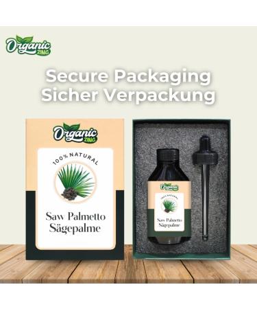  ORGANIC ZING Organic Zing Saw Palmetto Oil | Pure & Natural Essential Oil for Skincare Hair Care & Massage - 118ml/4oz - Buy Online on GoSupps.com