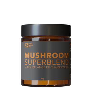 Mushroom Superblend for Dogs - Five Organic Functional Mushrooms for Immune Support Energy Enhancing Cognitive Health detoxing Anti Viral Anti fungal and Vitality.