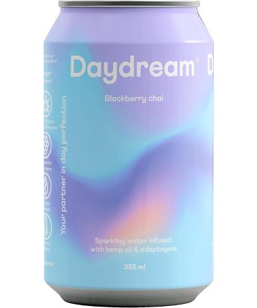 Daydream BlackBerry Chai Sparkling Water 355 Grams 12 Count - Buy Online on GoSupps.com