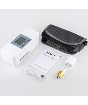 Portable Insulin Cooler Box with Long 8-Hour Cooling | Travel-Sized Refrigerator for Insulin Drugs | 2-8 C Temperature | Suitable for Home, Commute, and Business Trip - Buy Online on GoSupps.com