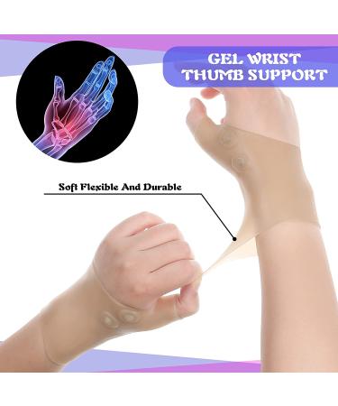 4-Piece Waterproof Gel Wrist Thumb Braces for Arthritis Pain Relief - Men and Women (2 Pairs) - Buy Online on GoSupps.com