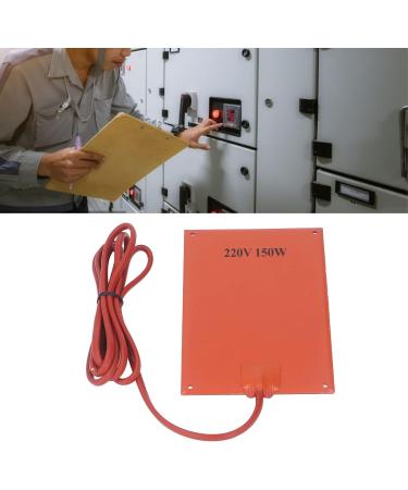Silicone Rubber Heating Plate 150W - AC220V Fast Heat Generation | Temperature-Resistant Heating Mat for Control Cabinet Cooling - Hemanto - Buy Online on GoSupps.com